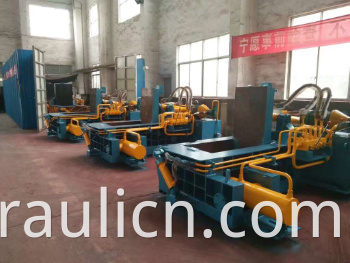 Y81f-160 Ecohydraulic Aluminum Scraps Recycling Baler (factory)